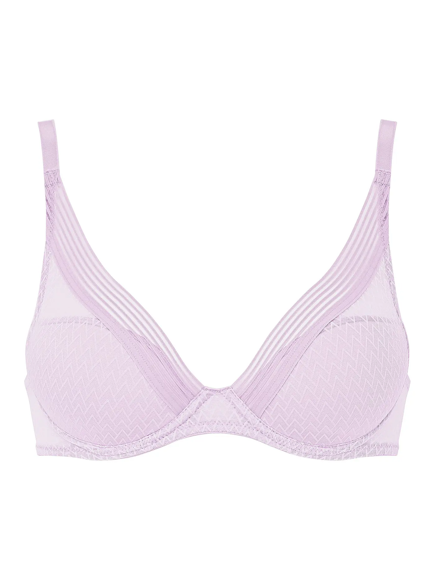 PASSIONATA | Gefütteter T-Shirt BH "Manhattan" (Champagner) | lila